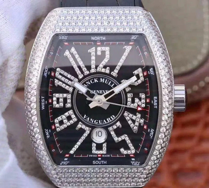 Franck Muller Vanguard V45.SC.DT.D.NBR.CD.5N.NR 1:1 Best Edition Replica Watch Swiss ETA2824-2